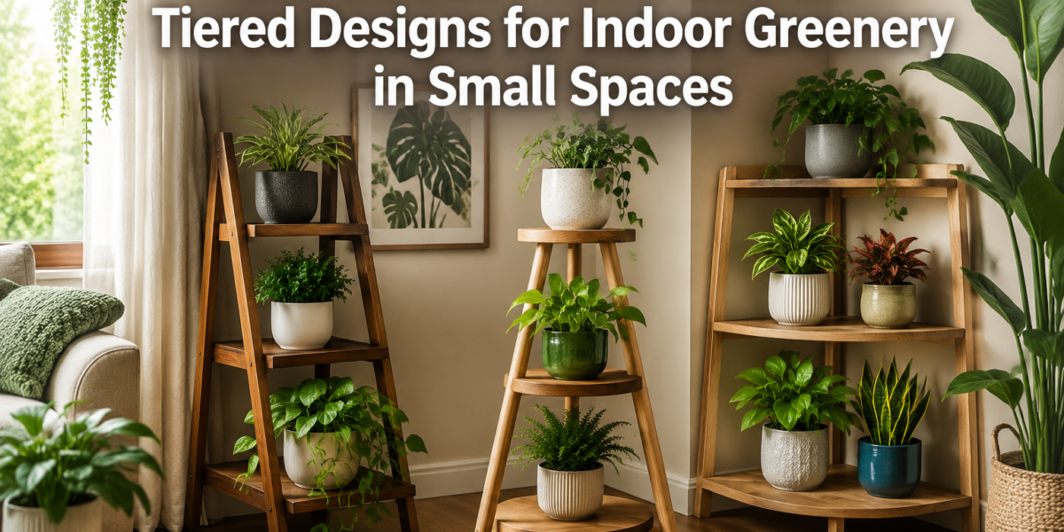 DIY Wooden Plant Stands: Tiered Designs for Indoor Greenery in Small Spaces