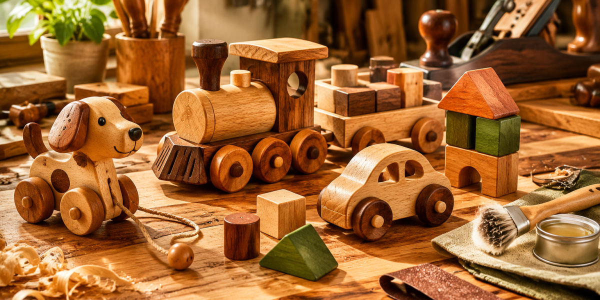 DIY Wooden Toys for Kids: Safe Designs, Non-Toxic Finishes, and Timeless Playtime Projects