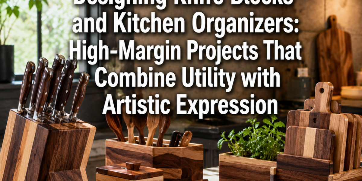 Designing Knife Blocks and Kitchen Organizers: High-Margin Projects That Combine Utility with Artistic Expression