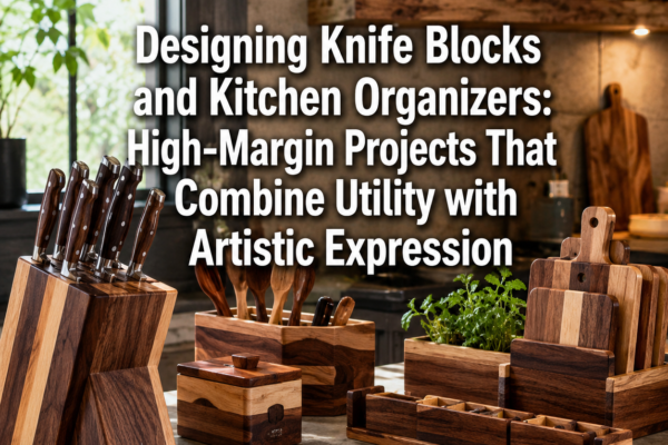 Designing Knife Blocks and Kitchen Organizers: High-Margin Projects That Combine Utility with Artistic Expression