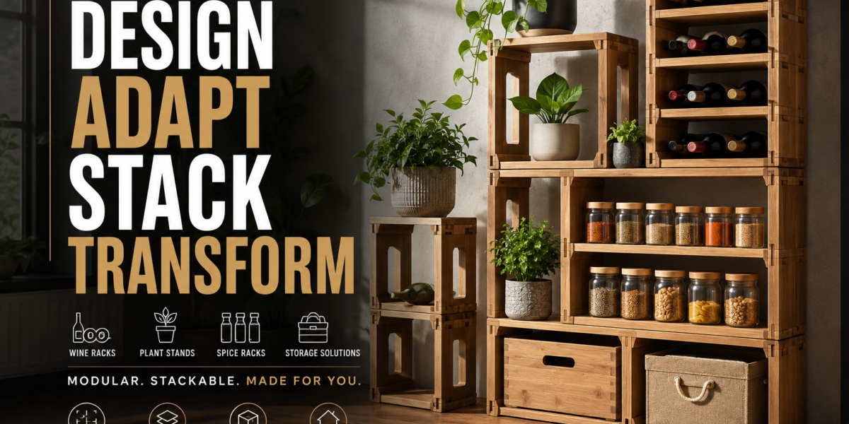 Designing Modular and Stackable Woodcraft: Creating Wine Racks, Plant Stands, Spice Racks, and Storage Solutions That Adapt to Different Spaces and Customer Needs