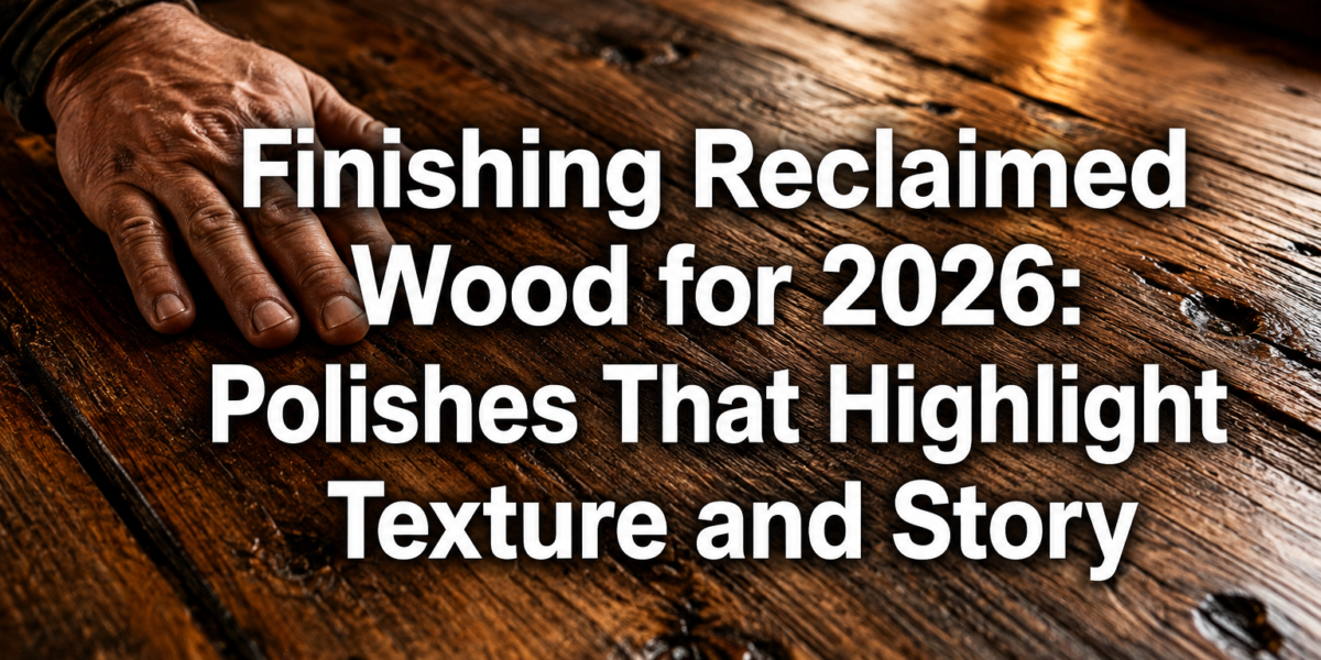 Finishing Reclaimed Wood for 2026: Polishes That Highlight Texture and Story