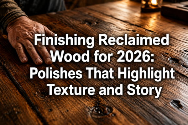 Finishing Reclaimed Wood for 2026: Polishes That Highlight Texture and Story