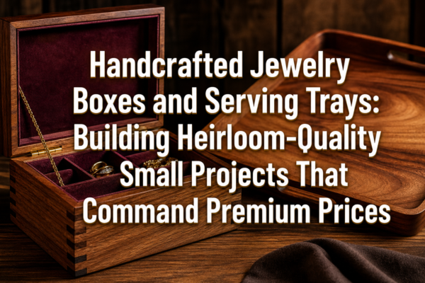 Handcrafted Jewelry Boxes and Serving Trays: Building Heirloom-Quality Small Projects That Command Premium Prices