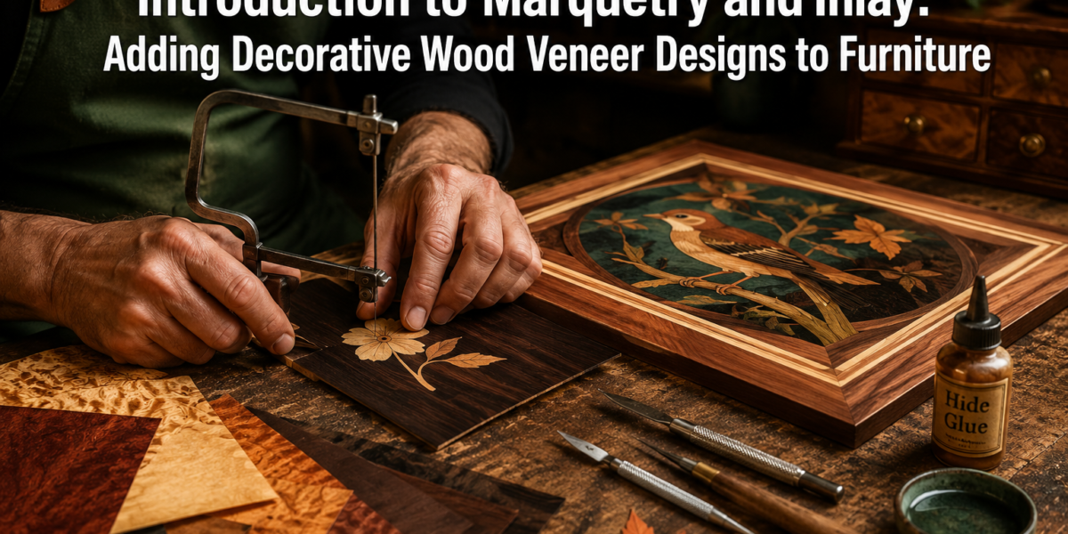 Introduction to Marquetry and Inlay: Adding Decorative Wood Veneer Designs to Furniture