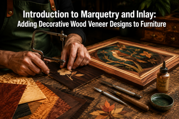 Introduction to Marquetry and Inlay: Adding Decorative Wood Veneer Designs to Furniture
