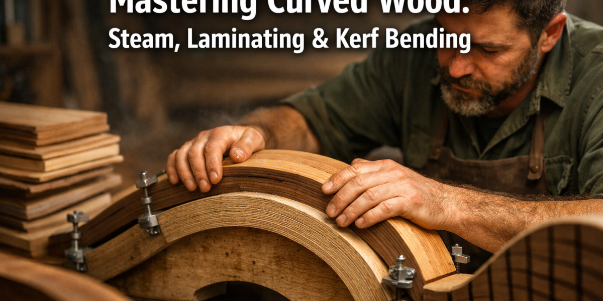 Introduction to Wood Bending Techniques: Steam Bending, Laminating, and Kerf Bending for Curved Designs