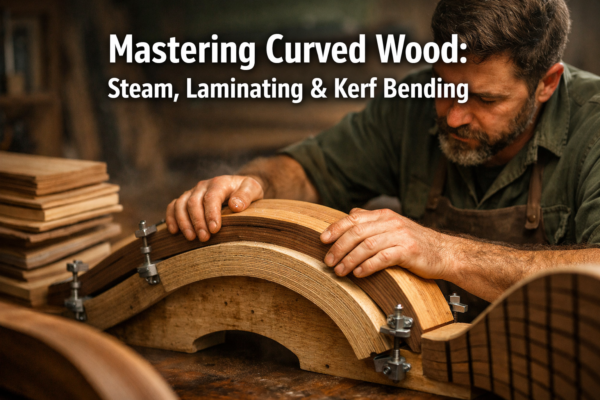 Introduction to Wood Bending Techniques: Steam Bending, Laminating, and Kerf Bending for Curved Designs