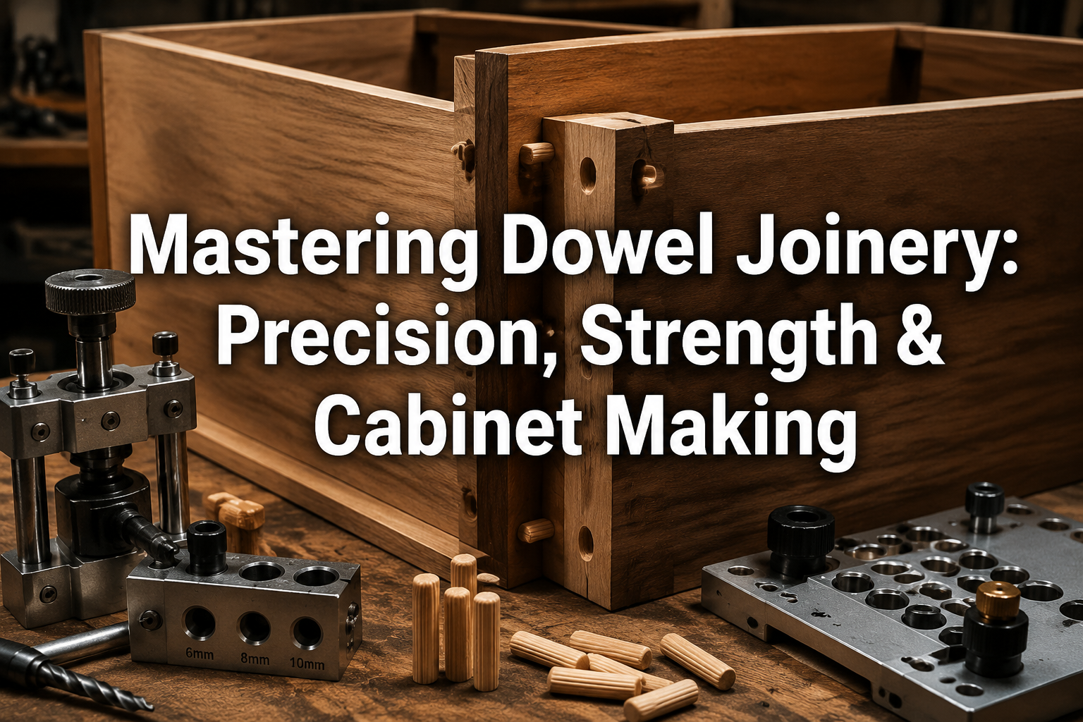 Mastering Dowel Joinery for Furniture: Precision Drilling Guides and