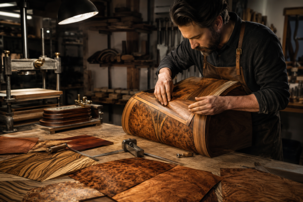 Mastering Veneering for Furniture Makers: Adding Exotic Woods and Patterns to Your Projects