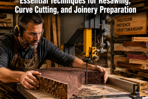 Mastering the Band Saw: Essential Techniques for Resawing, Curve Cutting, and Joinery Preparation