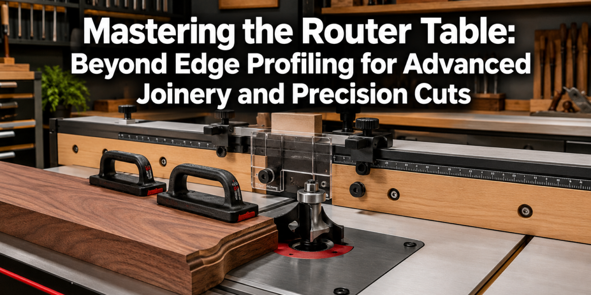 Mastering the Router Table: Beyond Edge Profiling for Advanced Joinery and Precision Cuts