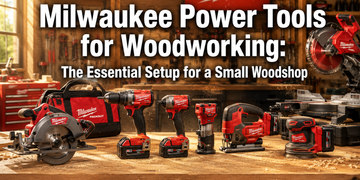 Milwaukee Power Tools for Woodworking: The Essential Setup for a Small Woodshop