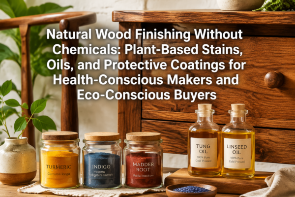 Natural Wood Finishing Without Chemicals: Plant-Based Stains, Oils, and Protective Coatings for Health-Conscious Makers and Eco-Conscious Buyers