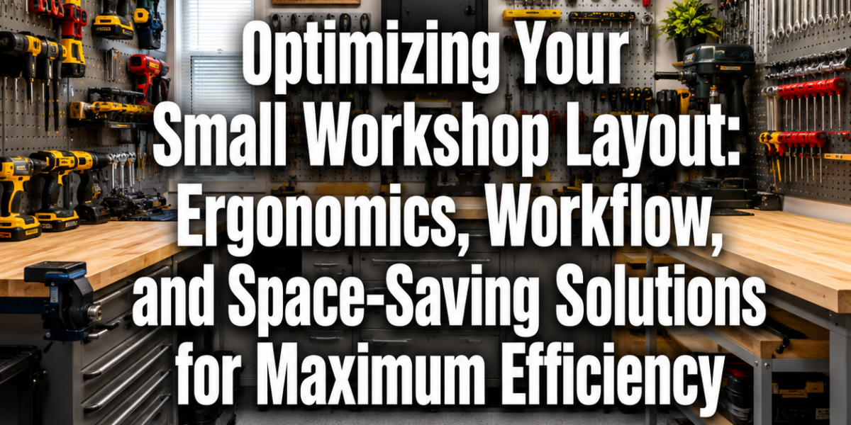 Optimizing Your Small Workshop Layout: Ergonomics, Workflow, and Space-Saving Solutions for Maximum Efficiency