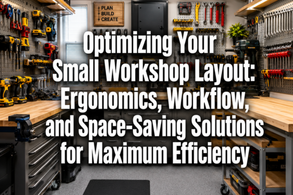 Optimizing Your Small Workshop Layout: Ergonomics, Workflow, and Space-Saving Solutions for Maximum Efficiency