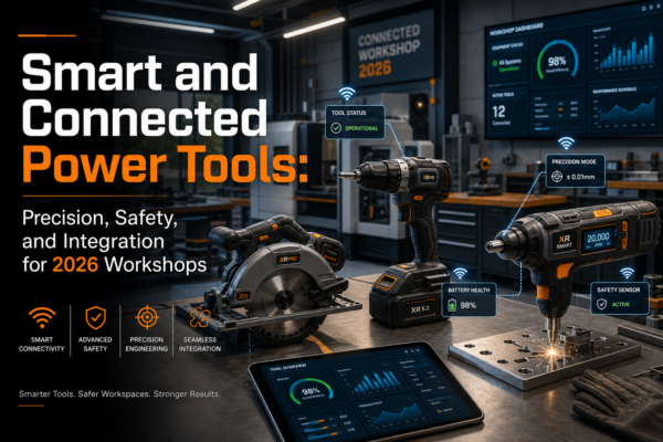 Smart and Connected Power Tools: Precision, Safety, and Integration for 2026 Workshops