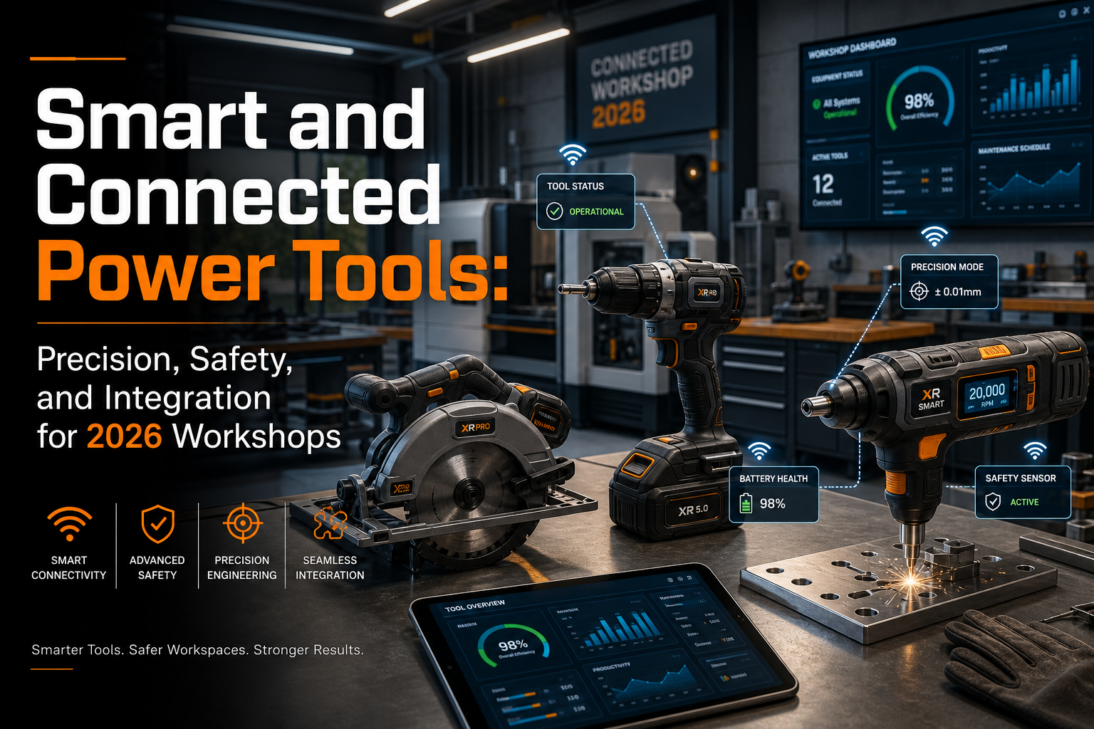 Tools Smart Service Smart and Connected Power Tools: Precision, Safety, and Integration