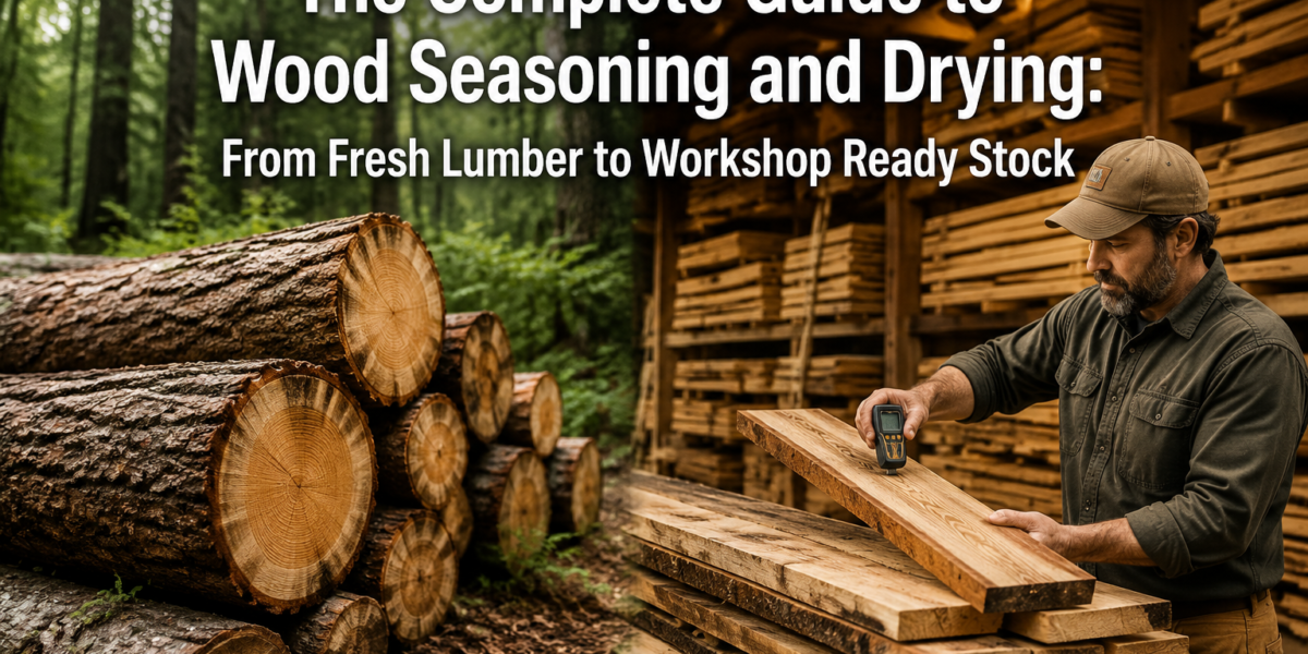 The Complete Guide to Wood Seasoning and Drying: From Fresh Lumber to Workshop Ready Stock