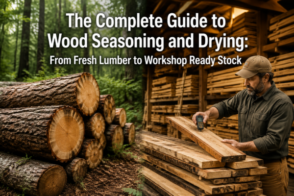 The Complete Guide to Wood Seasoning and Drying: From Fresh Lumber to Workshop Ready Stock