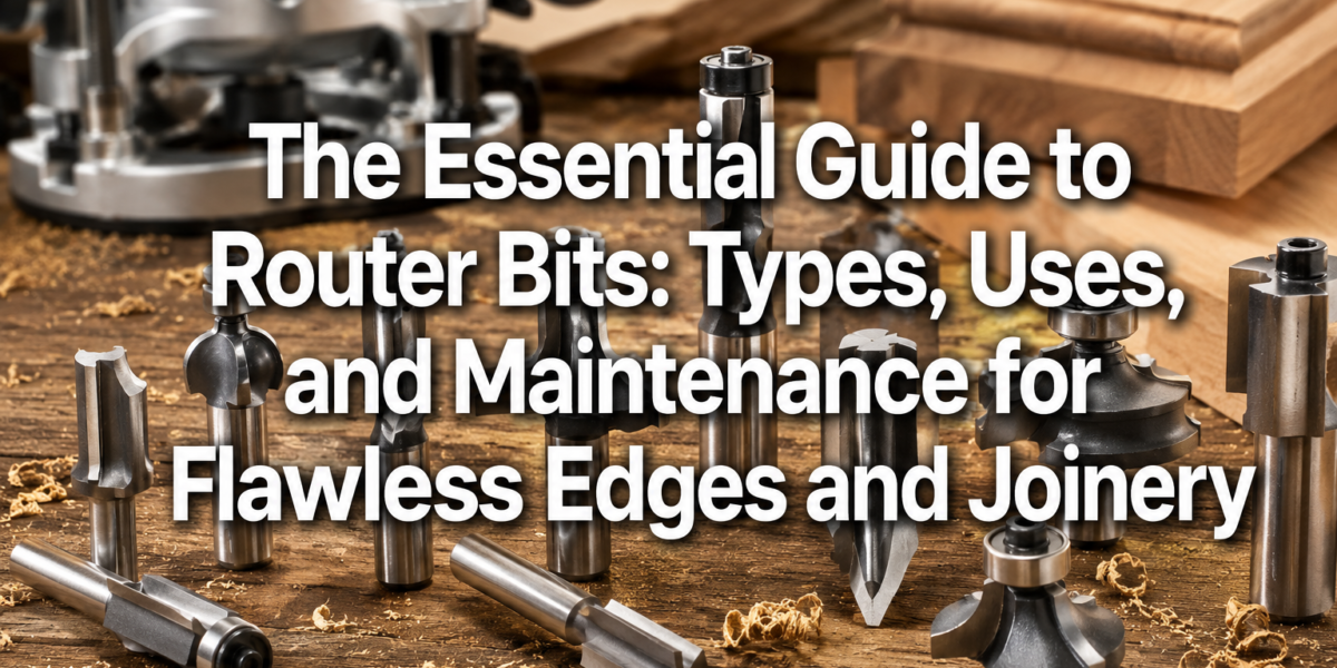 The Essential Guide to Router Bits: Types, Uses, and Maintenance for Flawless Edges and Joinery