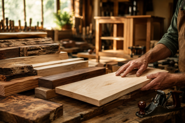 The Essential Guide to Wood Species for Beginner Furniture Makers: Selection, Properties, and Best Uses
