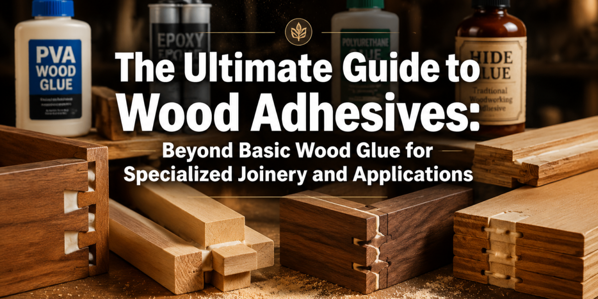 The Ultimate Guide to Wood Adhesives: Beyond Basic Wood Glue for Specialized Joinery and Applications