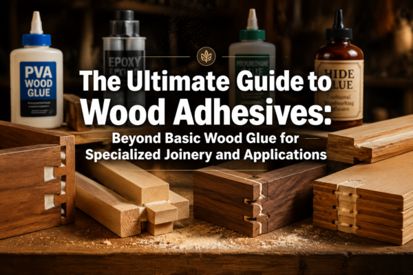 The Ultimate Guide to Wood Adhesives: Beyond Basic Wood Glue for Specialized Joinery and Applications