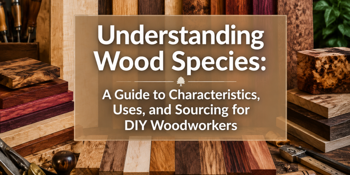 Understanding Wood Species: A Guide to Characteristics, Uses, and Sourcing for DIY Woodworkers