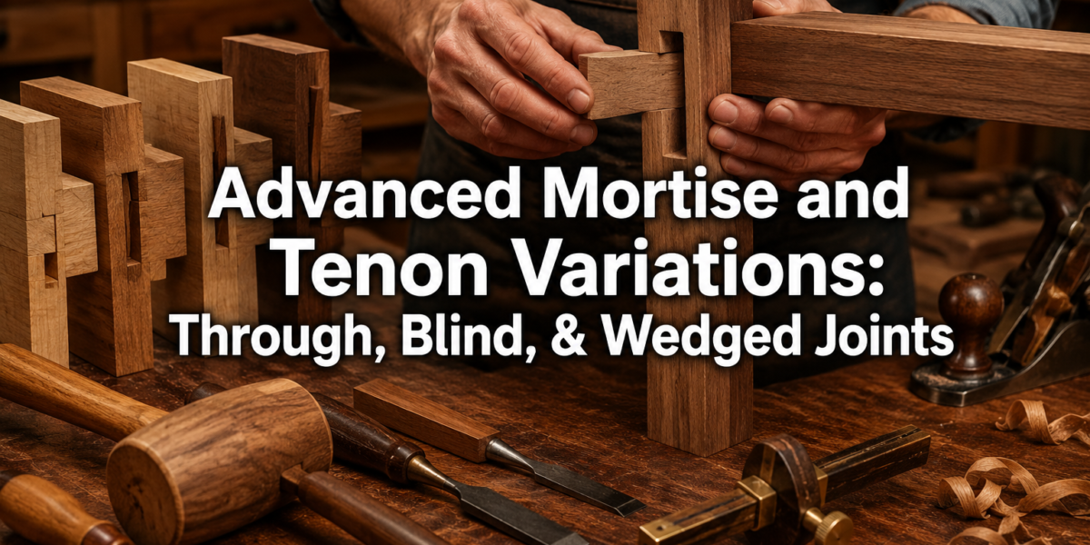 Advanced Mortise and Tenon Variations: Through, Blind, and Wedged Joints for Fine Furniture