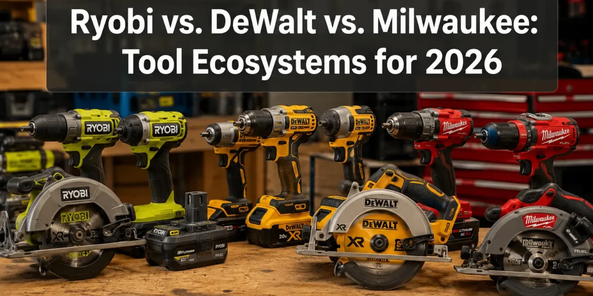 Advanced Ryobi vs. DeWalt vs. Milwaukee Ecosystem Comparison: Building a Cohesive Tool Collection for 2026