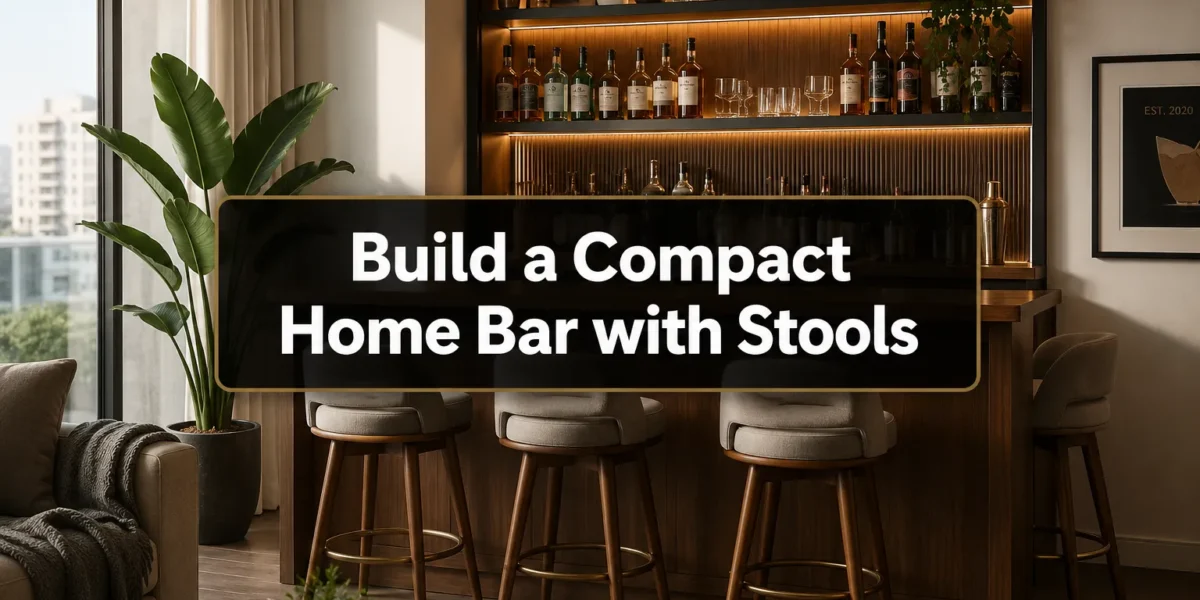 Bar Furniture with Stools: How to Build a Compact Home Bar That Looks Finished, Not Makeshift