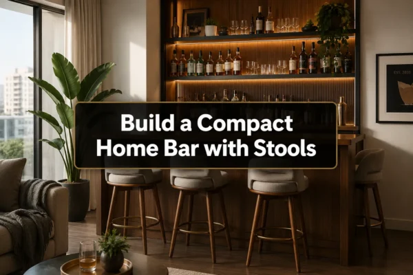 Bar Furniture with Stools: How to Build a Compact Home Bar That Looks Finished, Not Makeshift