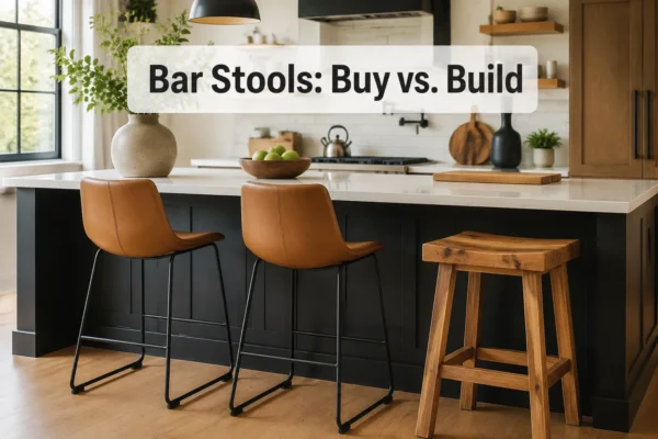 Bar Stools and Counter Seating: What to Buy vs. What to Build for Your Kitchen Island