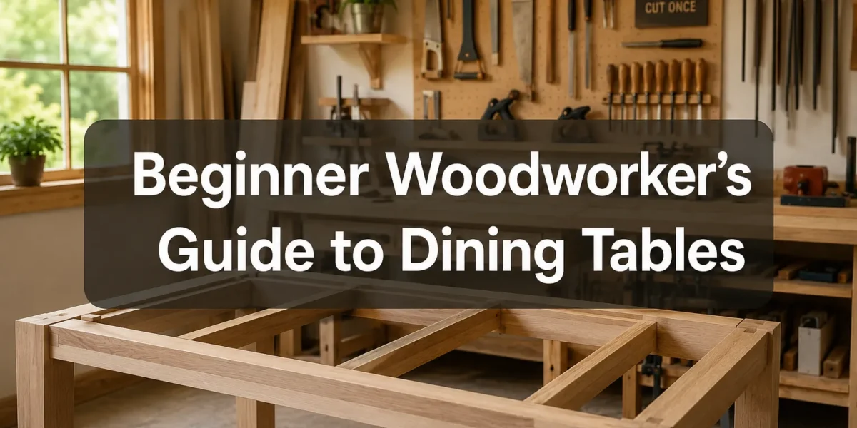 Beginner Woodworker’s Guide to Dining Room Tables: Standard Sizes, Clearance Rules, and First-Build Joinery