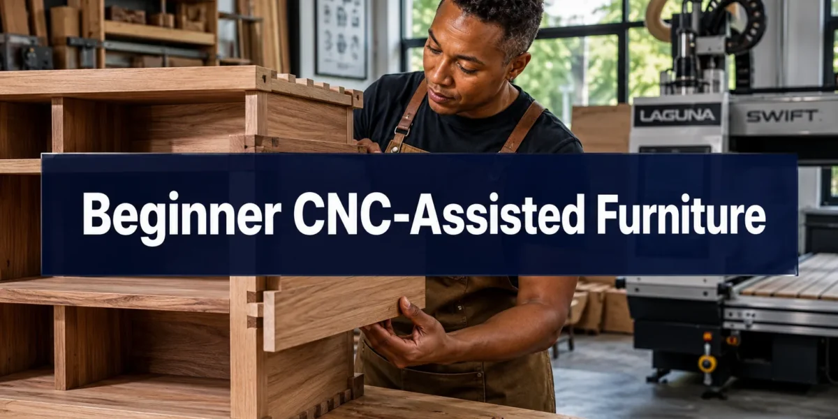 Beginner furniture builds using CNC-assisted traditional joinery