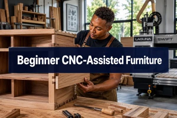 Beginner furniture builds using CNC-assisted traditional joinery