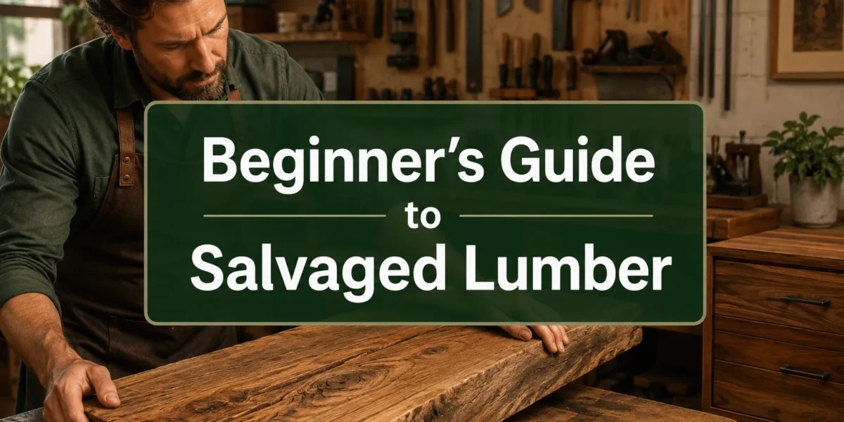 Beginner’s Guide to Building Furniture with Urban Salvaged Lumber: From Street Trees to Finished Pieces