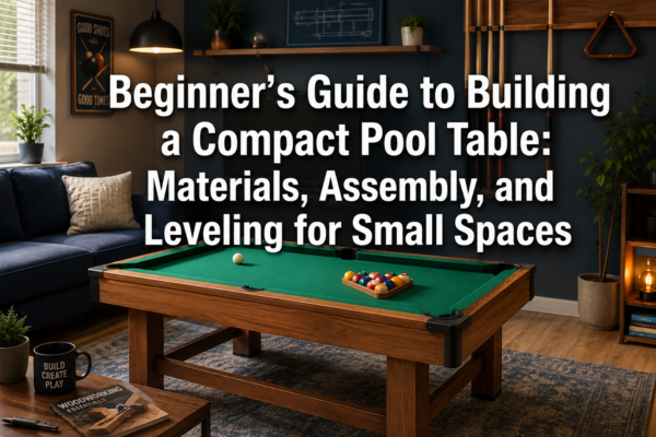 Beginner’s Guide to Building a Compact Pool Table: Materials, Assembly, and Leveling for Small Spaces