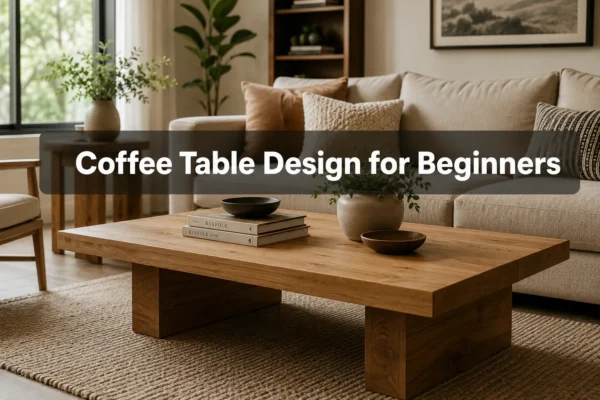 Beginner’s Guide to Coffee Table Design: Sizes, Styles, and Wood Choices for Your First Build