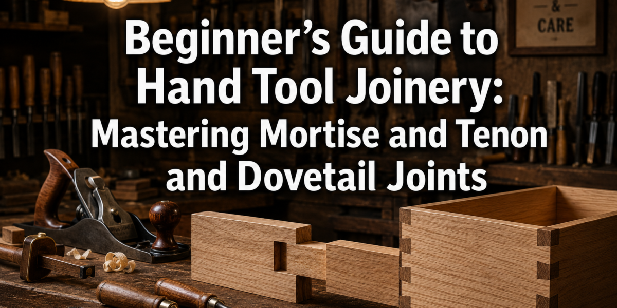 Beginner’s Guide to Hand Tool Joinery: Mastering Mortise and Tenon and Dovetail Joints