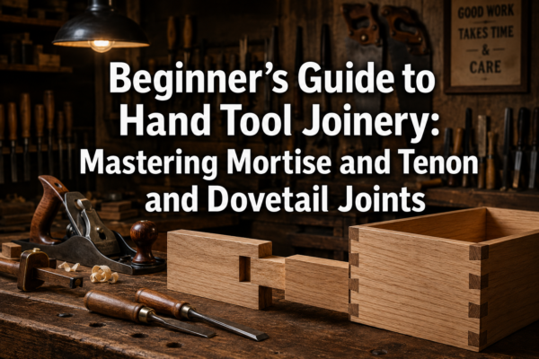 Beginner’s Guide to Hand Tool Joinery: Mastering Mortise and Tenon and Dovetail Joints