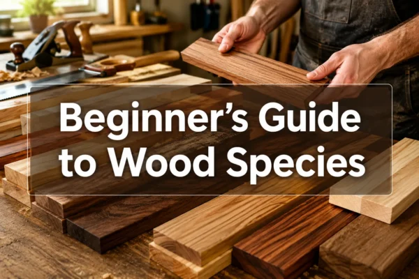 Beginner’s Guide to Wood Species: Hardwoods vs. Softwoods, Workability, and Best Uses for DIY Projects