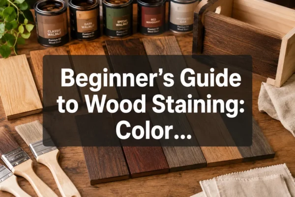 Beginner’s Guide to Wood Staining: Color Selection, Application, and Troubleshooting Common Issues
