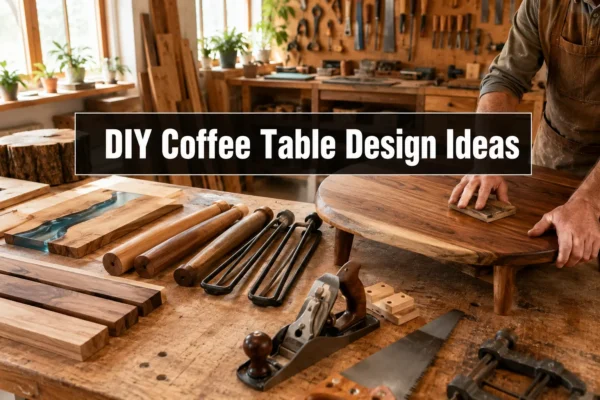 Best Coffee Table Design Ideas for DIY Woodworkers: Shapes, Bases, and Build Difficulty Compared