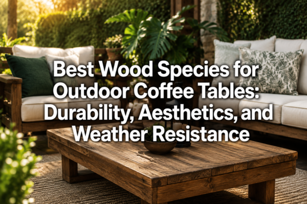 Best Wood Species for Outdoor Coffee Tables: Durability, Aesthetics, and Weather Resistance