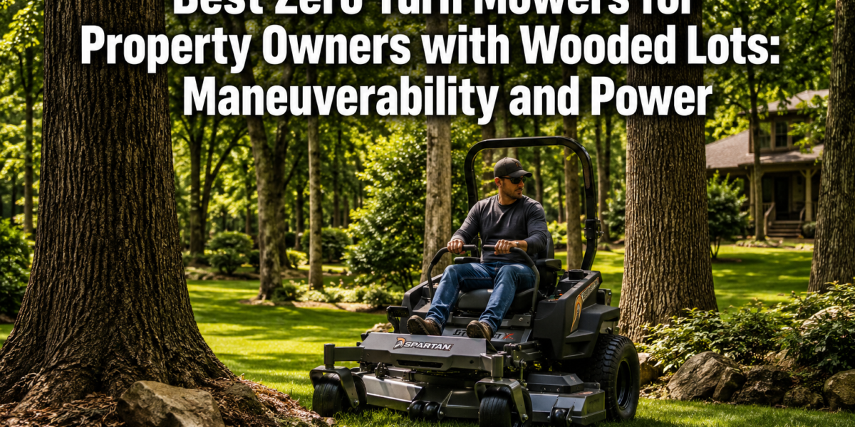 Best Zero Turn Mowers for Property Owners with Wooded Lots: Maneuverability and Power