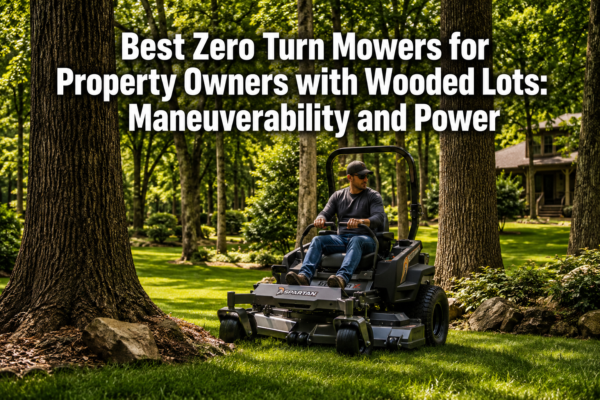 Best Zero Turn Mowers for Property Owners with Wooded Lots: Maneuverability and Power