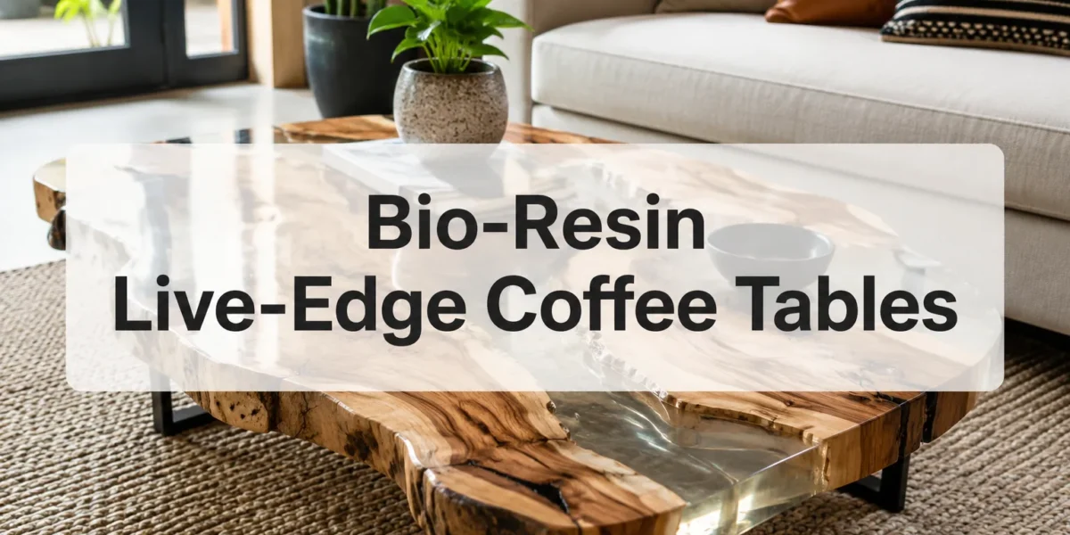 Bio-Resin Live-Edge Coffee Tables: Low-VOC Alternatives to Epoxy for Modern Furniture Builds