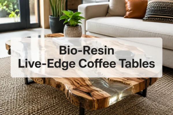 Bio-Resin Live-Edge Coffee Tables: Low-VOC Alternatives to Epoxy for Modern Furniture Builds